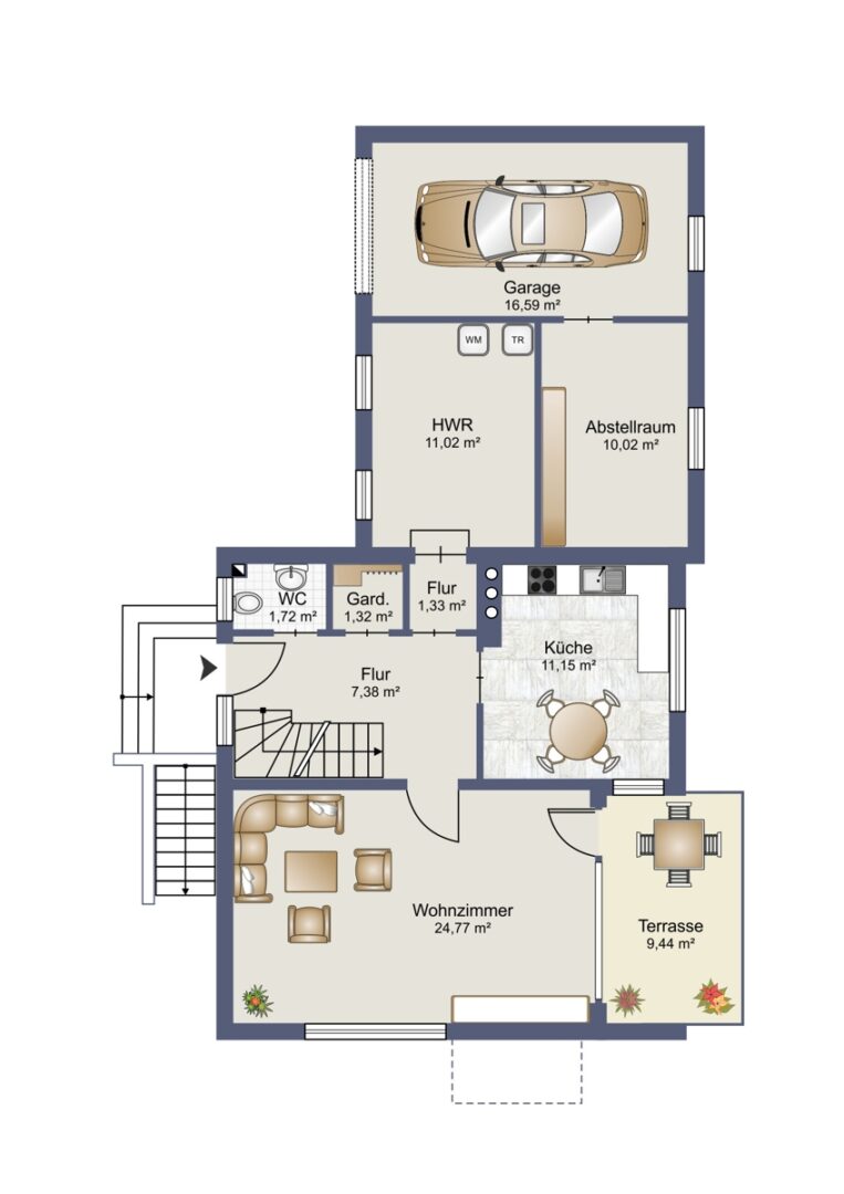 Grundriss - Erdgeschoss